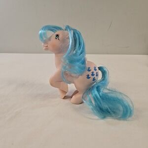 Vintage 1983 G1 My Little Pony Sprinkles Pegasus Blue Ducks